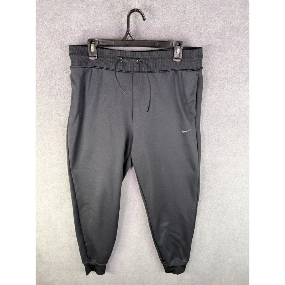 Nike Therma-FIT Mens Joggers‎ Black Fleece Pants FB5431-010 Large Sportswear
